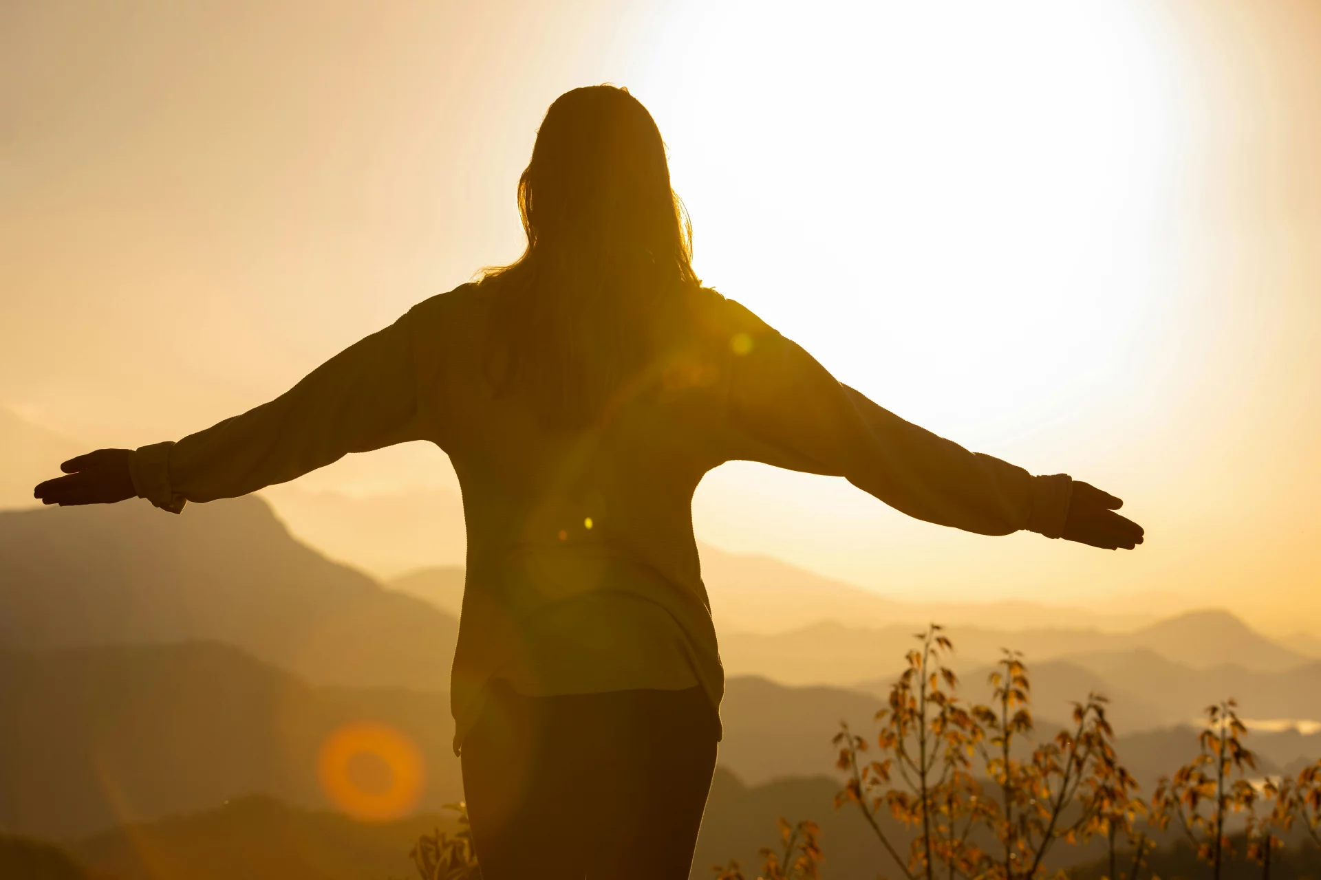 Feeling of lightness and internal purity